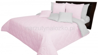 Modne różowe narzuty na łóżko młodzieżowe 220x240
