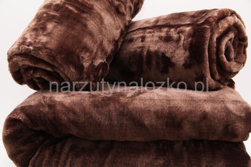 Narzuty brązowe na kanapę i fotel