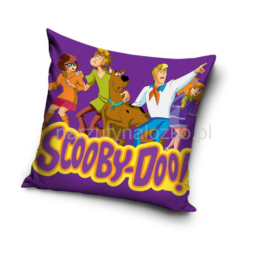 Scooby Doo i przyjaciele dziecięca fioletowa poduszka do pokoju dziecka