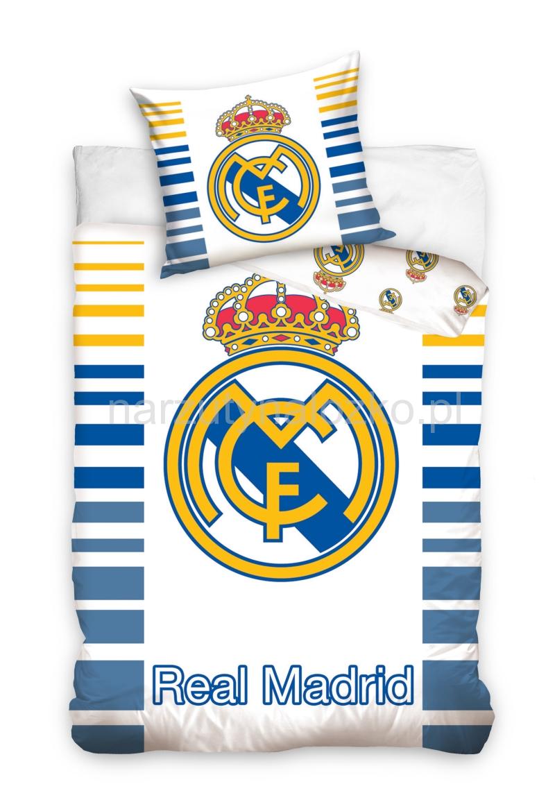 Logo klubu Real Madrid dziecięca pościel w kolorze białym