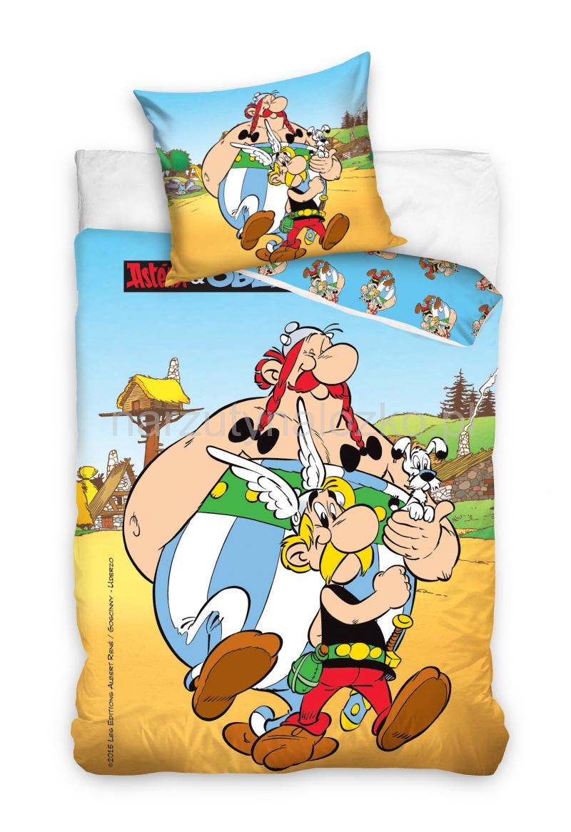 Bawełniana pościel na łóżko z Asterixsem i Obelixsem