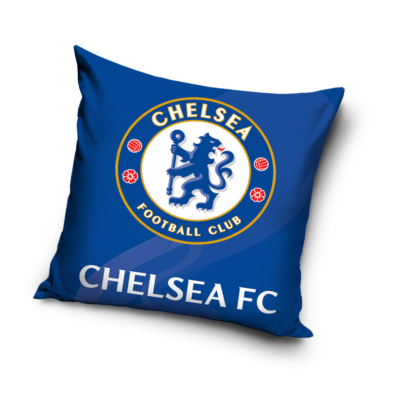 CHELSEA FC niebieska poszewka ozdobna na łóżko