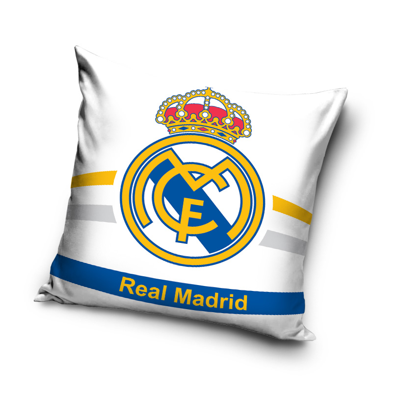 Logo klubu Real Madrid poduszka dla dziecka w kolorze białym
