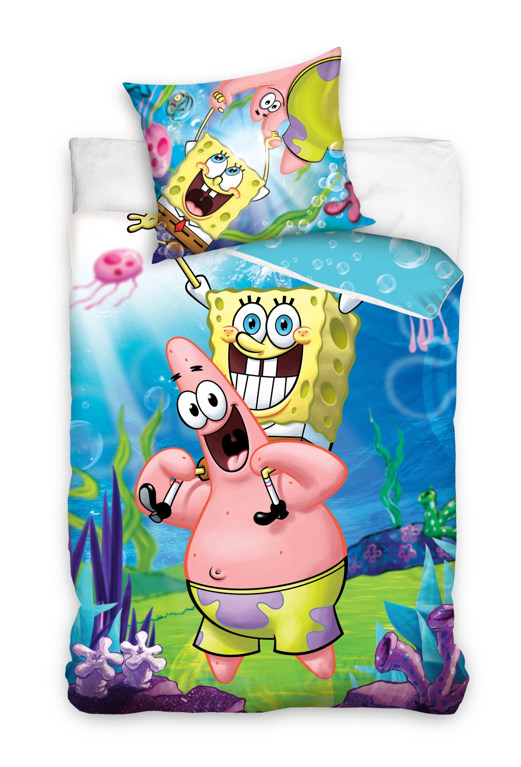 SpongeBob pościel bawełniana dla dzieci 160x200