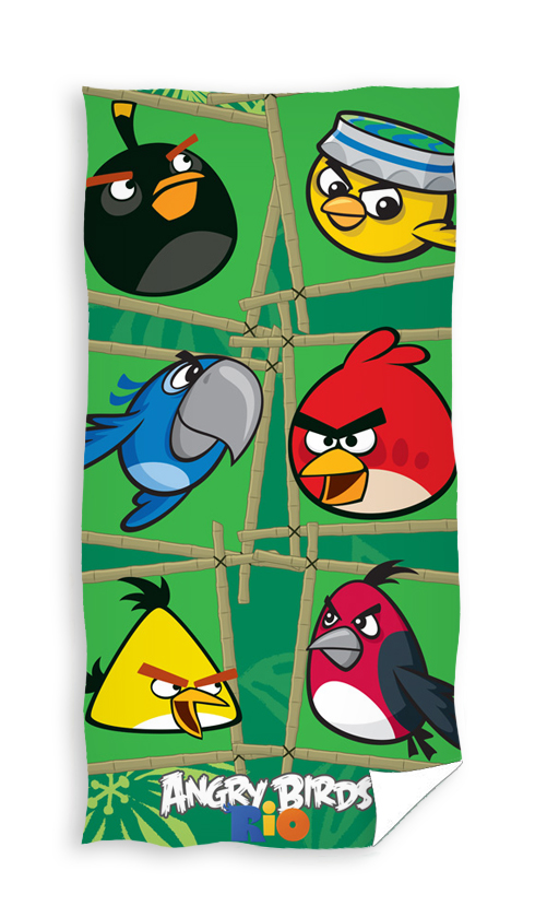 Bawełniany dziecięcy ręcznik Angry Birds