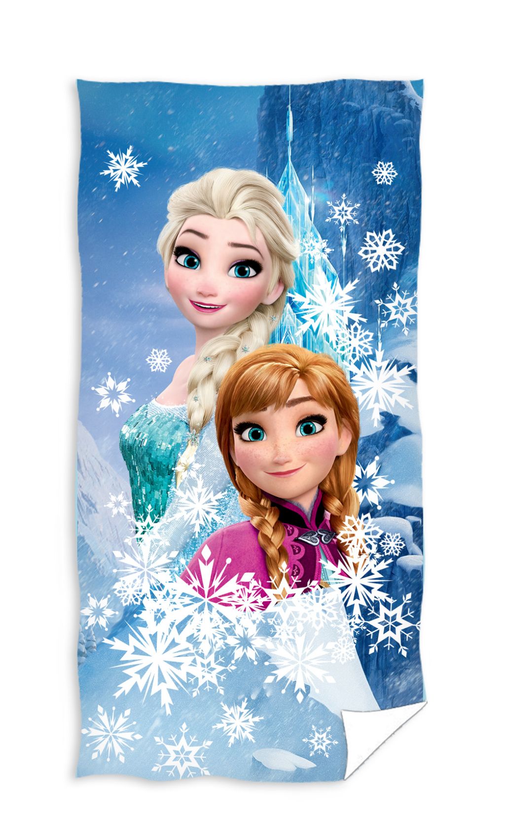 Anna i Elsa bawełniany ręcznik dziecięcy
