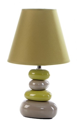 Lampa na stolik w kolorze zielonym