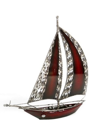 Dekoracyjna figurka w kształcie statku