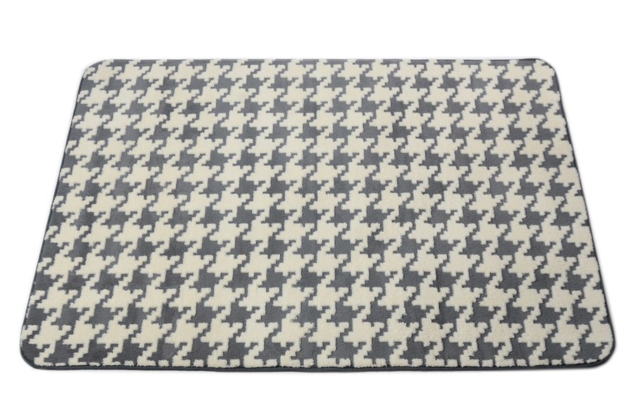 Klasyczne pluszowe norweskie dywany koloru szarego do sypialni 120x170