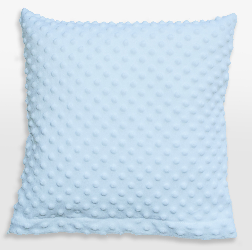Stylowa poszewka na poduszkę w kolorze błękitnym