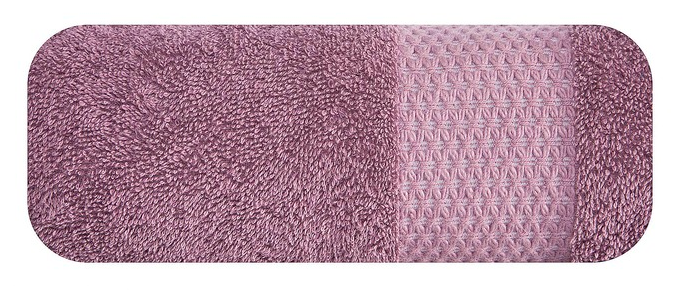 Chłonne bawełniane ręczniki różowe