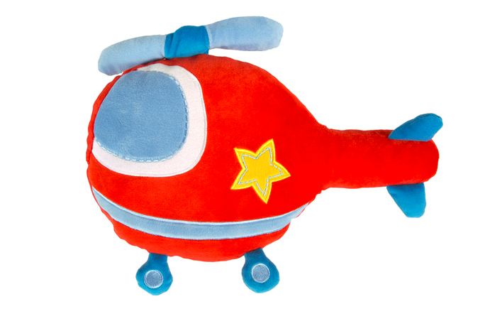 Poduszka helikopter w kolorze czerwonym