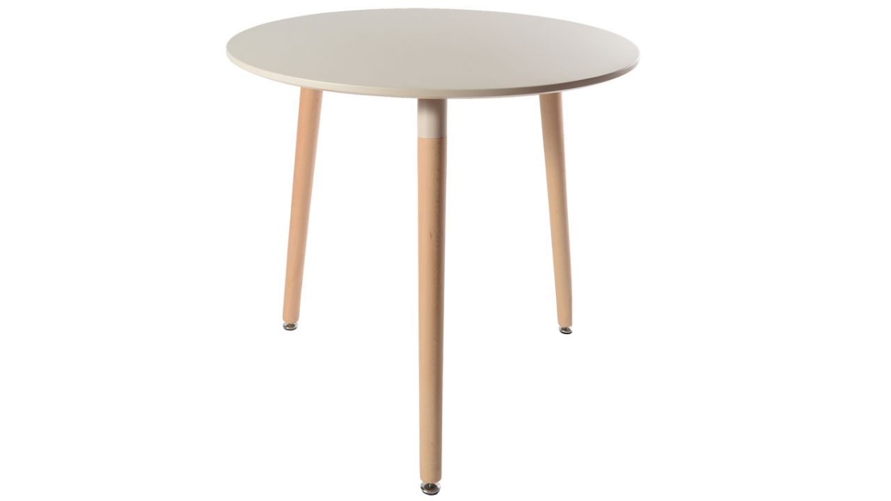 Klasyczny stolik do salonu w kolorze cappucino
